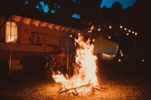 Bonfire during Nighttime